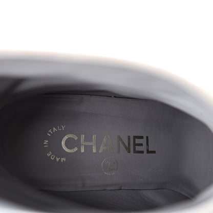 Chanel Suede Calfskin CC Short Boots 36.5 Beige 8 of 10