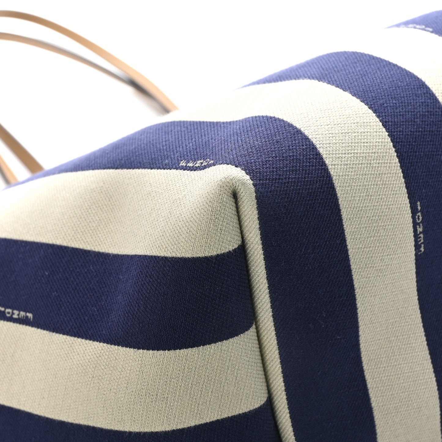Pequin Vitello Reversible Large Shopping Tote Midnight Blue