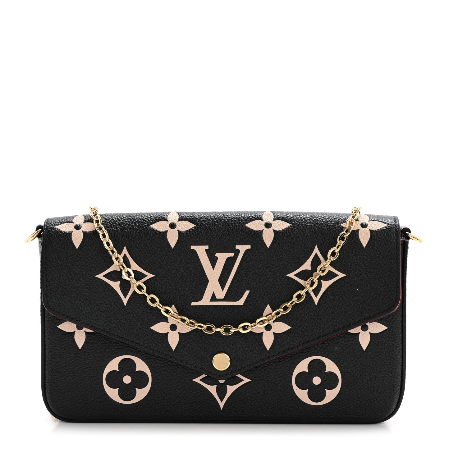 Empreinte Monogram Giant Felicie Pochette Black Beige
