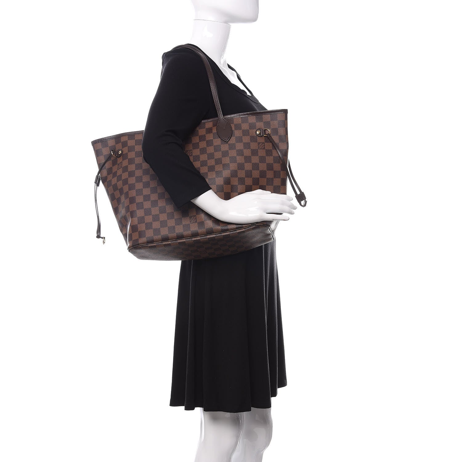 Louis Vuitton Damier Ebene Neo Neverfull MM 2 of 12