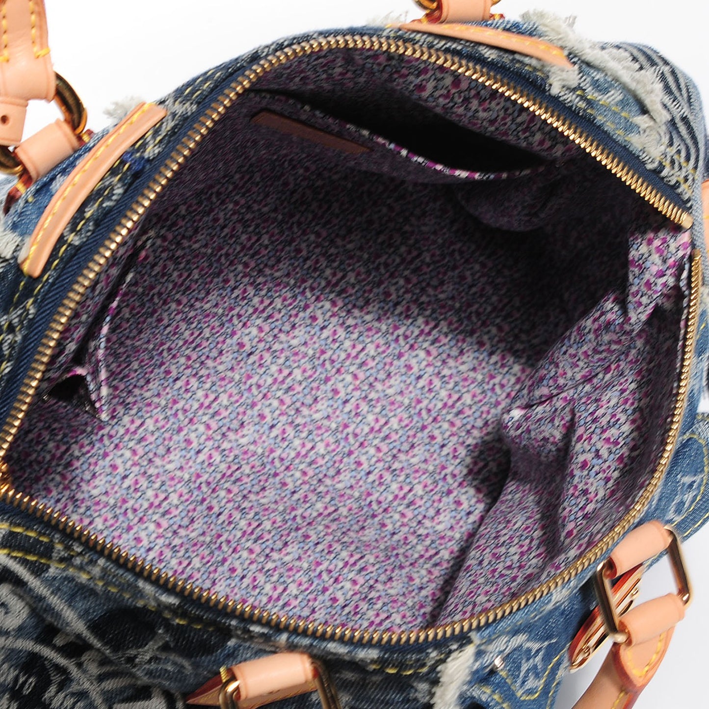 Denim Patchwork Speedy 30 Blue