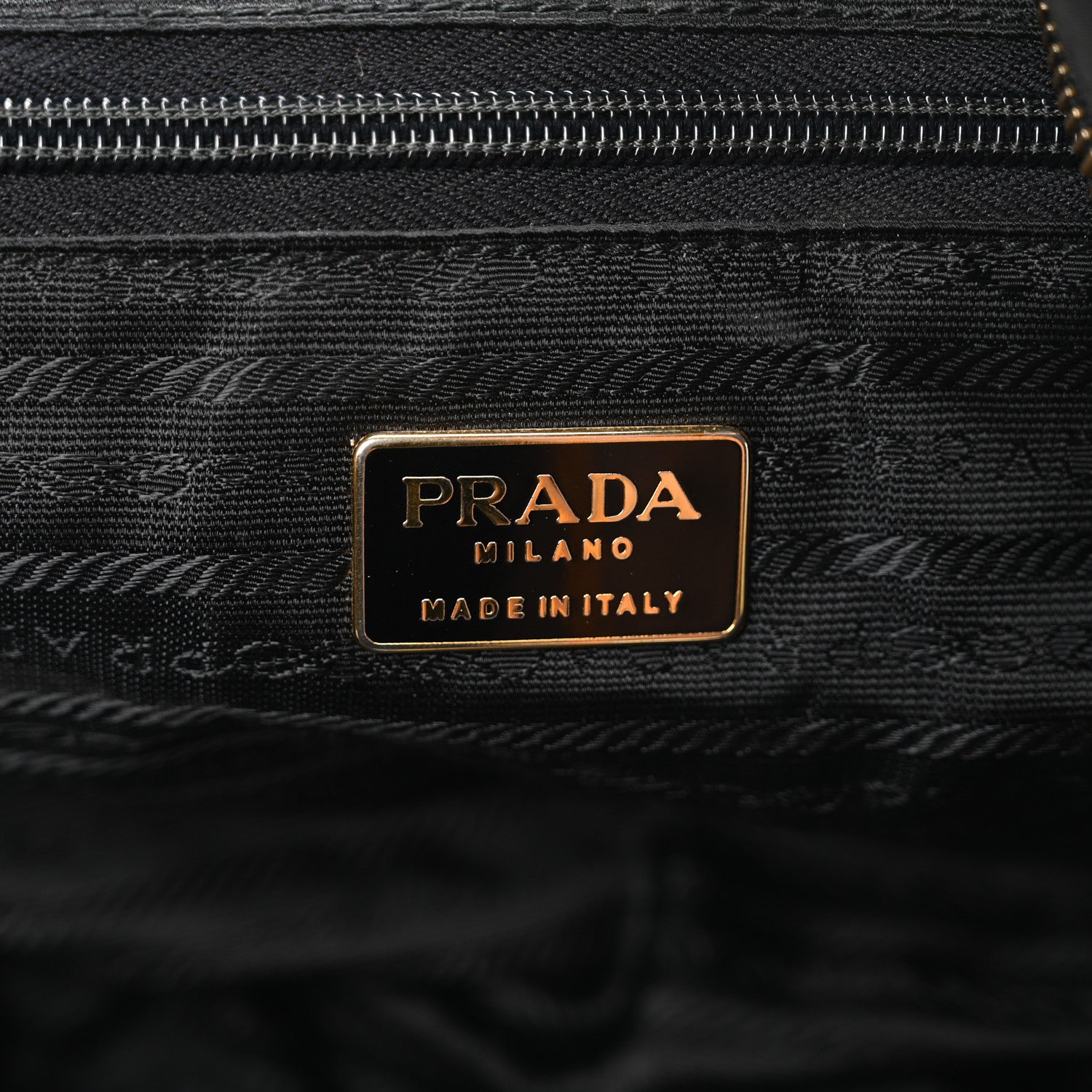 Prada Nylon Tessuto Quilted Shoulder Bag Black 6 of 9