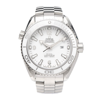Omega Stainless Steel 37mm Seamaster Planet Ocean Automatic Watch White 232.30.38.20.04.001 1 of 5