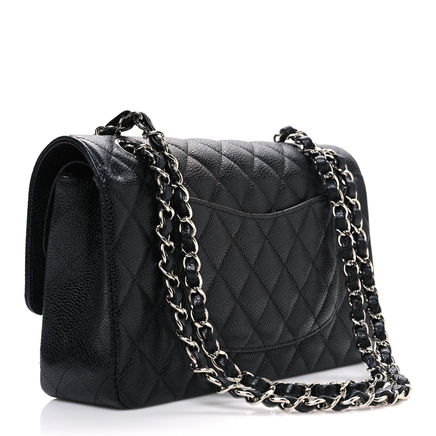 Chanel Caviar Quilted Medium Double Flap Black 3 of 11