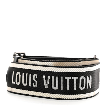 Louis Vuitton Nylon Jacquard Sporty Bandouliere Shoulder Strap Black 2 of 10
