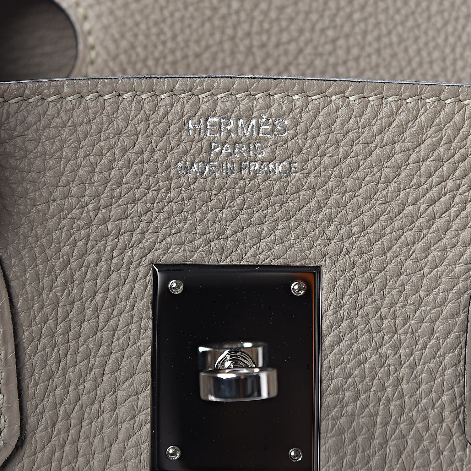 Hermes Taurillon Clemence Birkin 35 Gris Tourterelle 21 of 32