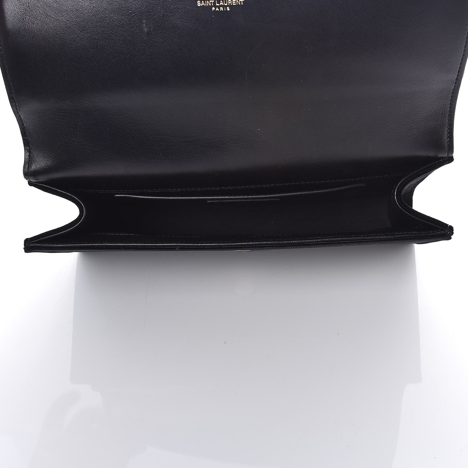 Saint Laurent Velvet Classic Monogram Cassandre Tassel Clutch Black 5 of 7