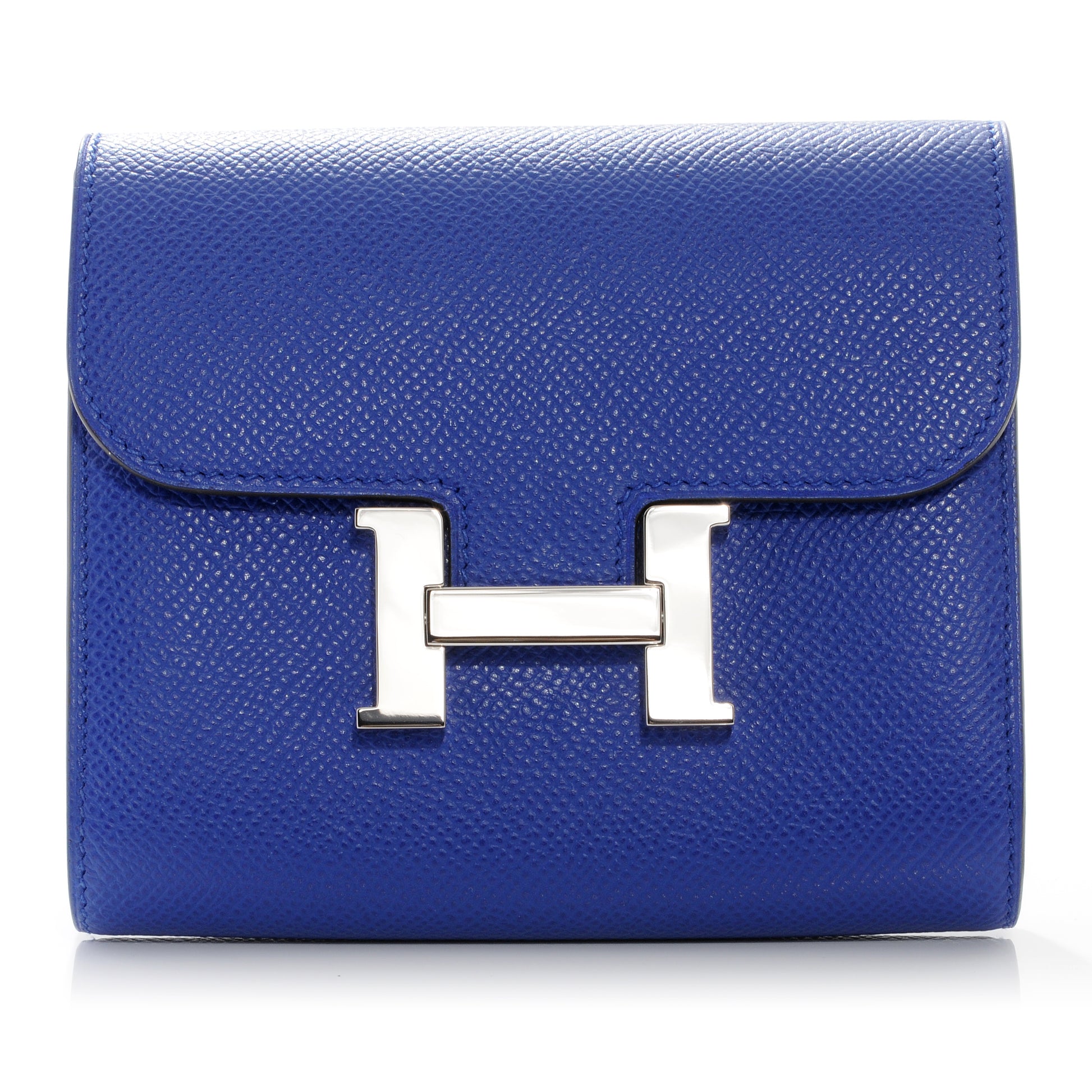 Hermes Epsom Constance Wallet Bleu Electrique 1 of 8