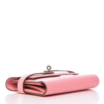 Hermes Epsom Medium Kelly Wallet Rose Confetti 4 of 9