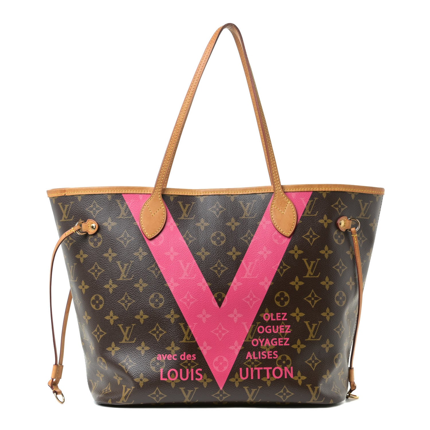 Louis Vuitton Monogram V Neverfull MM Grenade 1 of 39