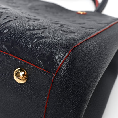 Louis Vuitton Empreinte Montaigne MM Marine Rouge 14 of 15