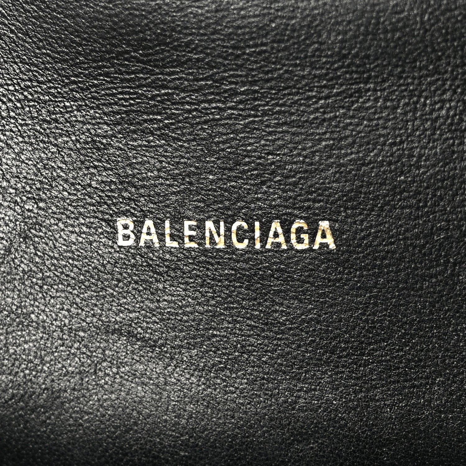 Balenciaga Shiny Box Calfskin Hourglass Top Handle Bag XS Black 6 of 11
