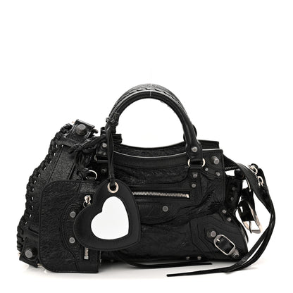 Balenciaga Agneau Arena Neo Cagole Handbag XS Black 3 of 11