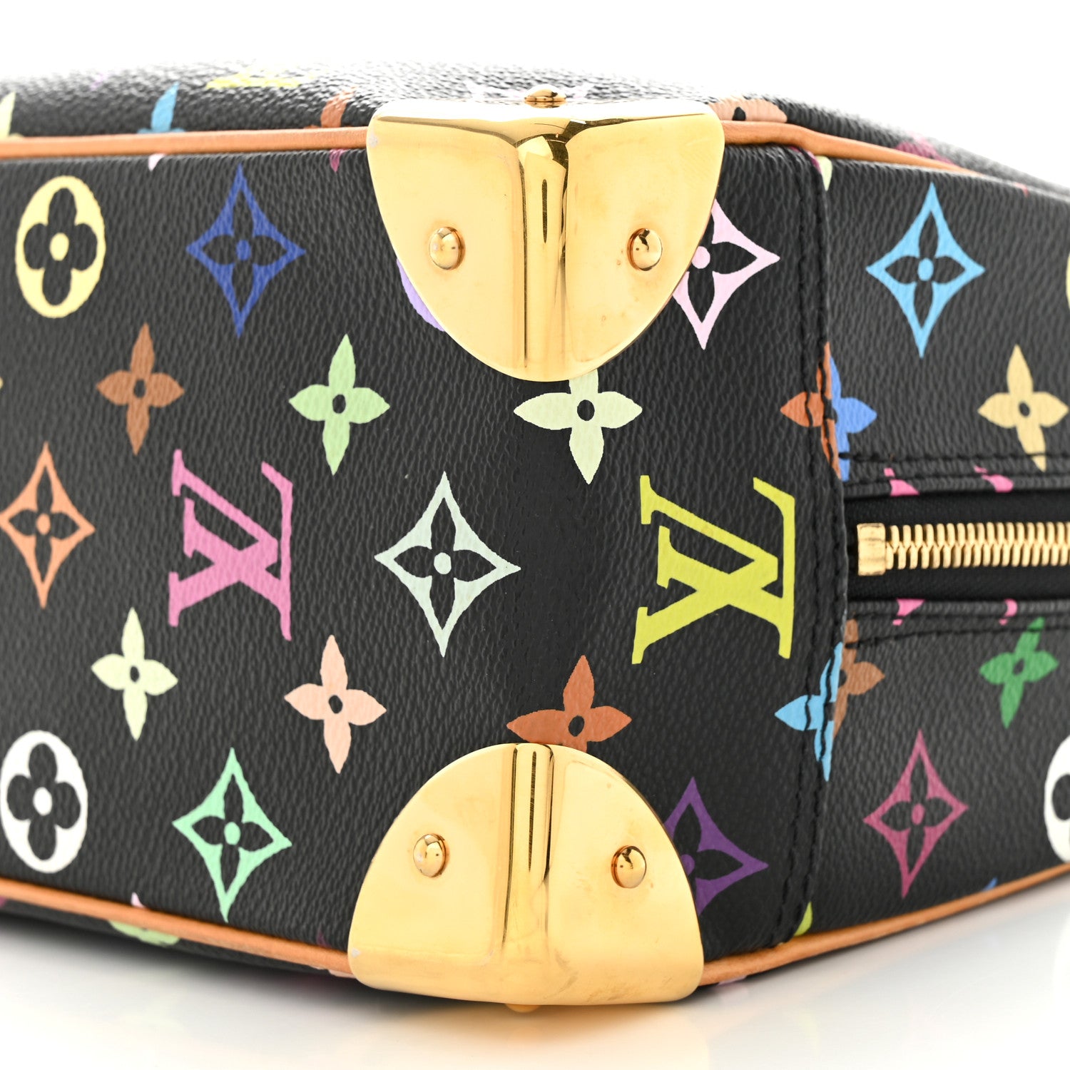Louis Vuitton Monogram Multicolor Trouville Black 9 of 11