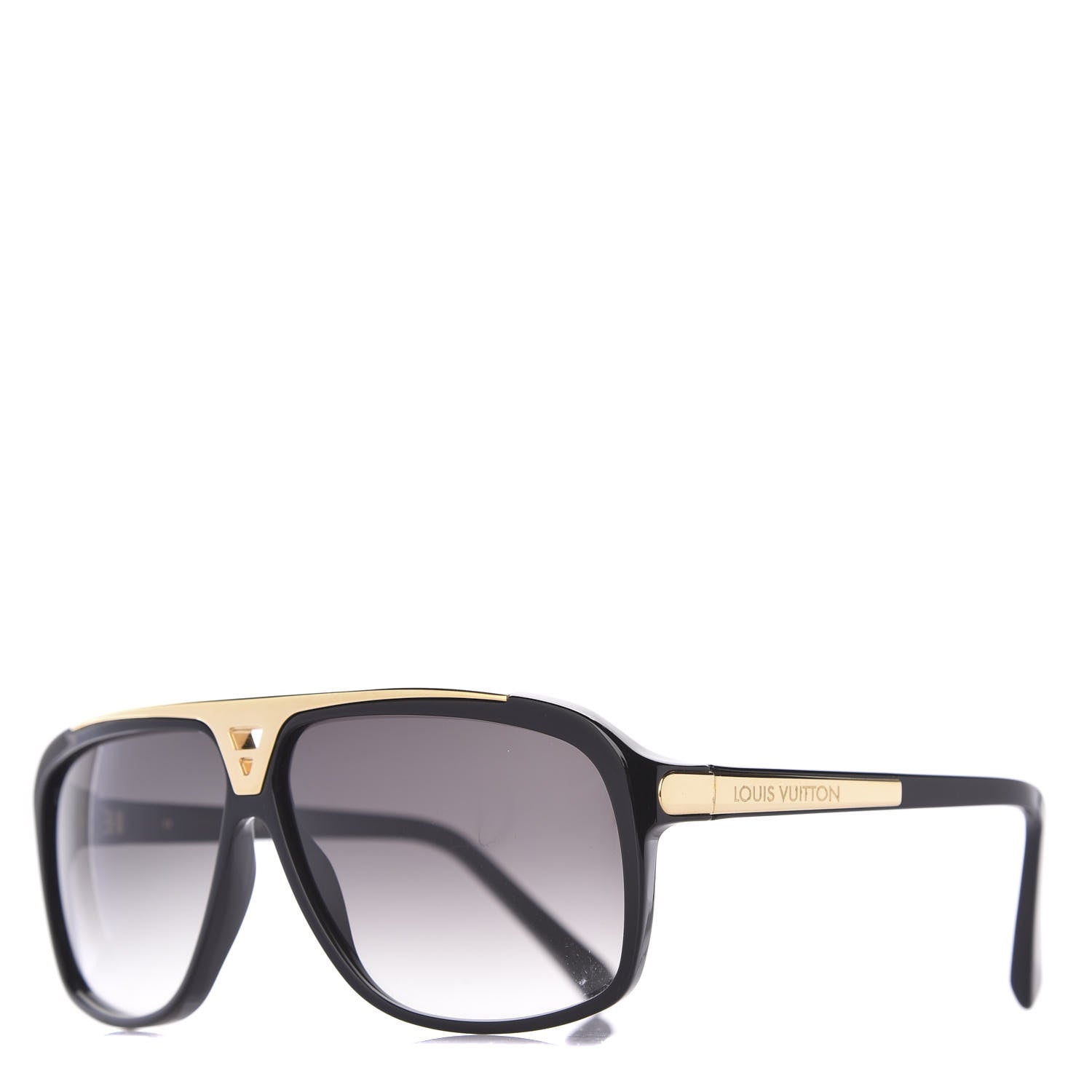 Louis Vuitton Acetate Evidence Sunglasses Z0350W Black 1 of 8