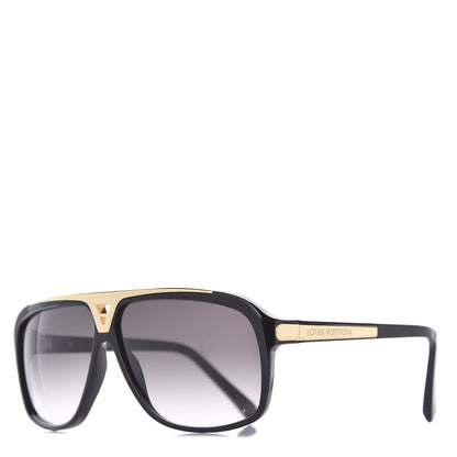 Louis Vuitton Acetate Evidence Sunglasses Z0350W Black 1 of 8