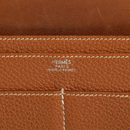 Hermes Togo Dogon Duo Wallet Gold 6 of 10