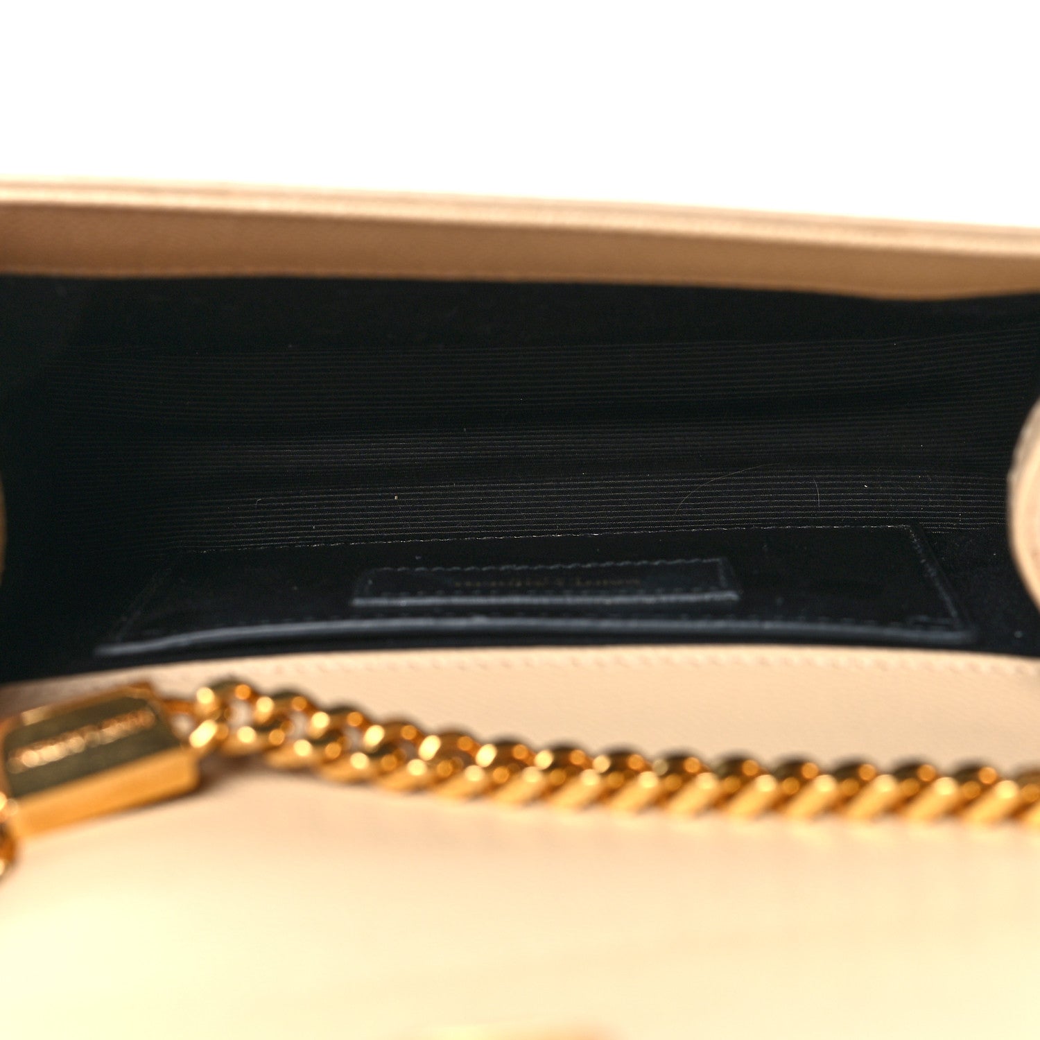 Saint Laurent Grain De Poudre Small Monogram Kate Satchel Nude Powder 5 of 10