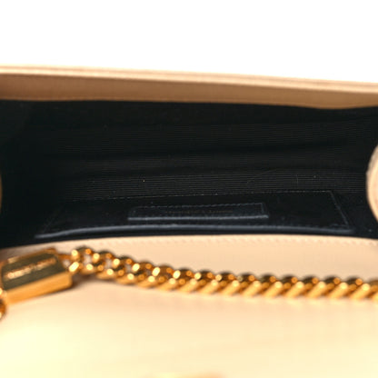 Saint Laurent Grain De Poudre Small Monogram Kate Satchel Nude Powder 5 of 10