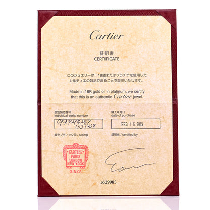 Cartier 18K White Gold Diamond 2.6mm LOVE Paved Band Ring 47 4 6 of 7