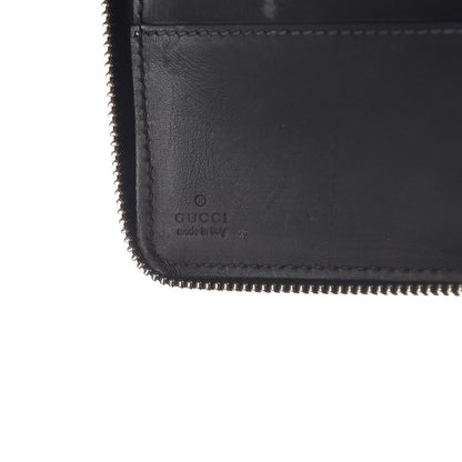 Gucci Guccissima Signature Travel Document Case Black 6 of 7