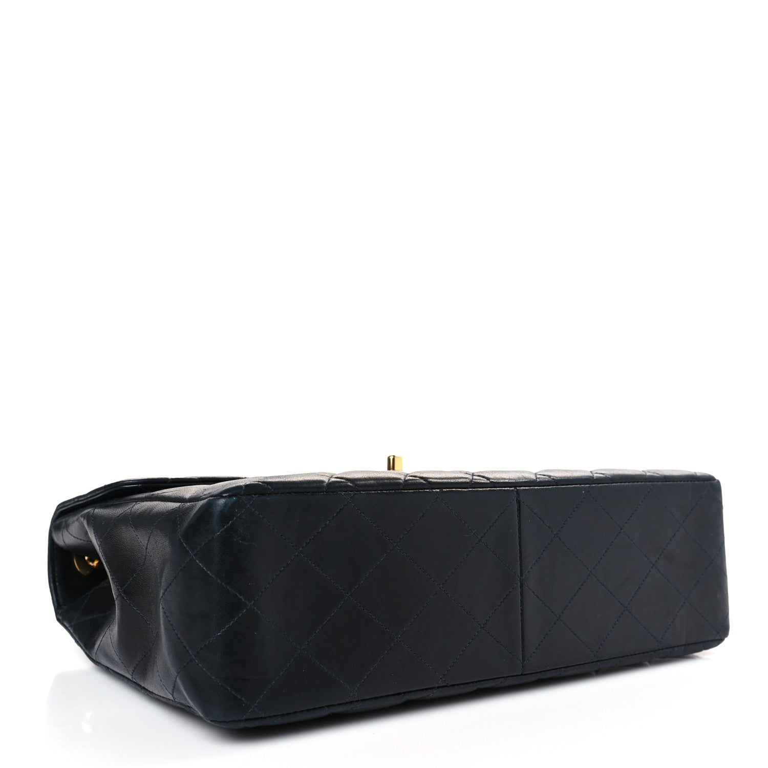 Chanel Lambskin Quilted Jumbo Single Flap Black 4 of 10