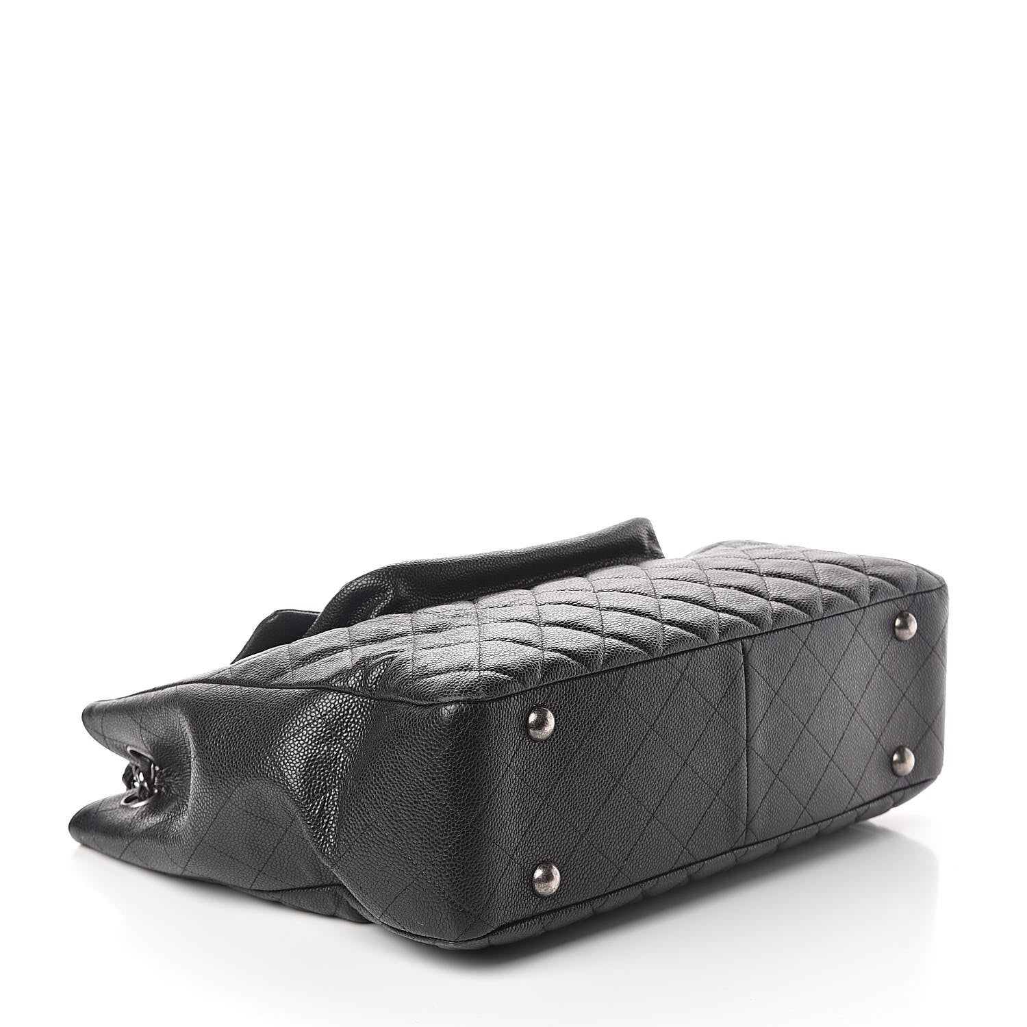 Chanel Caviar Quilted Flap Tote Black 4 of 14