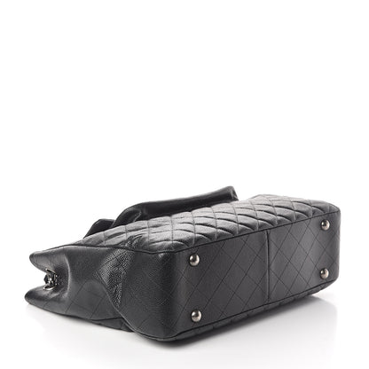 Chanel Caviar Quilted Flap Tote Black 4 of 14