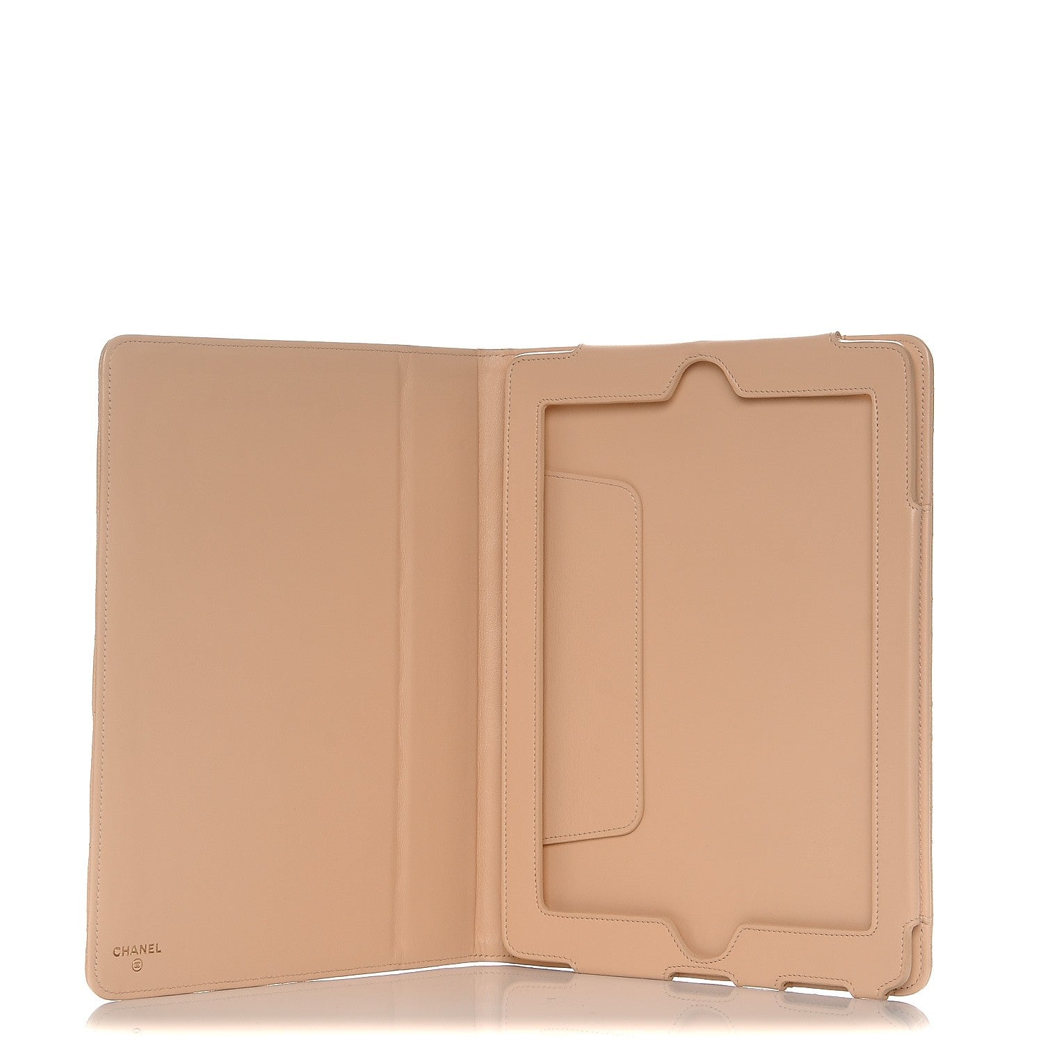 Chanel Caviar Quilted iPad Case Light Beige 5 of 8