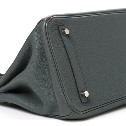 Hermes Togo Birkin 30 Vert Amande 9 of 10