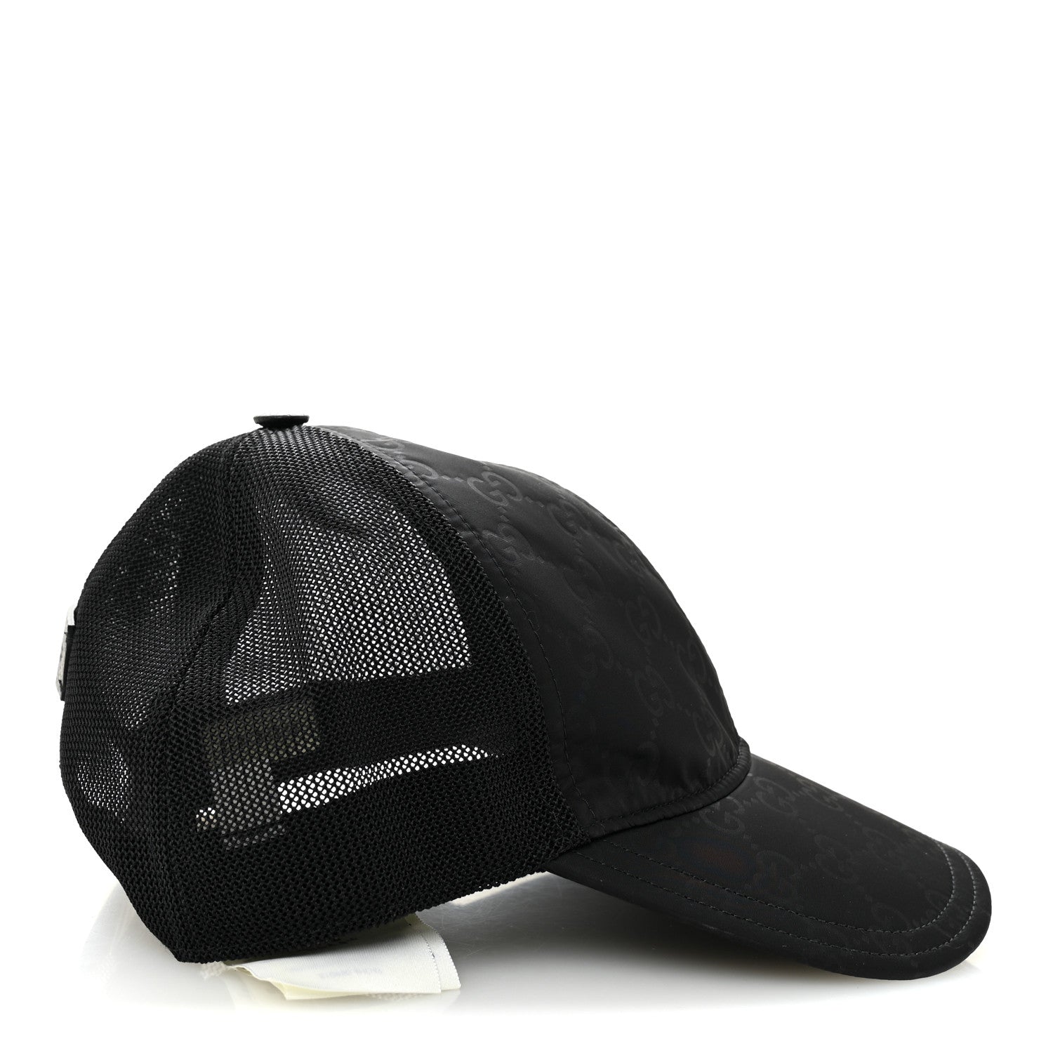 Gucci GG Supreme Monogram Baseball Hat S 57 Black 6 of 9