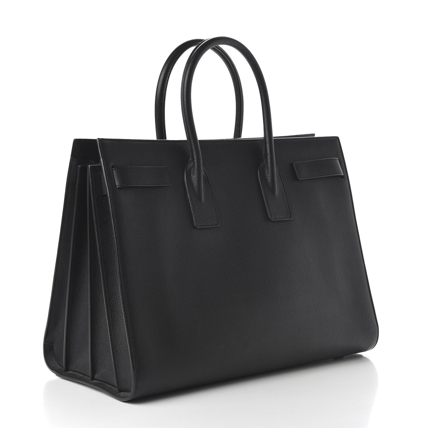 Saint Laurent Grained Calfskin Large Sac De Jour Carryall Black 3 of 9