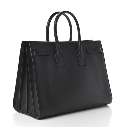 Saint Laurent Grained Calfskin Large Sac De Jour Carryall Black 3 of 9