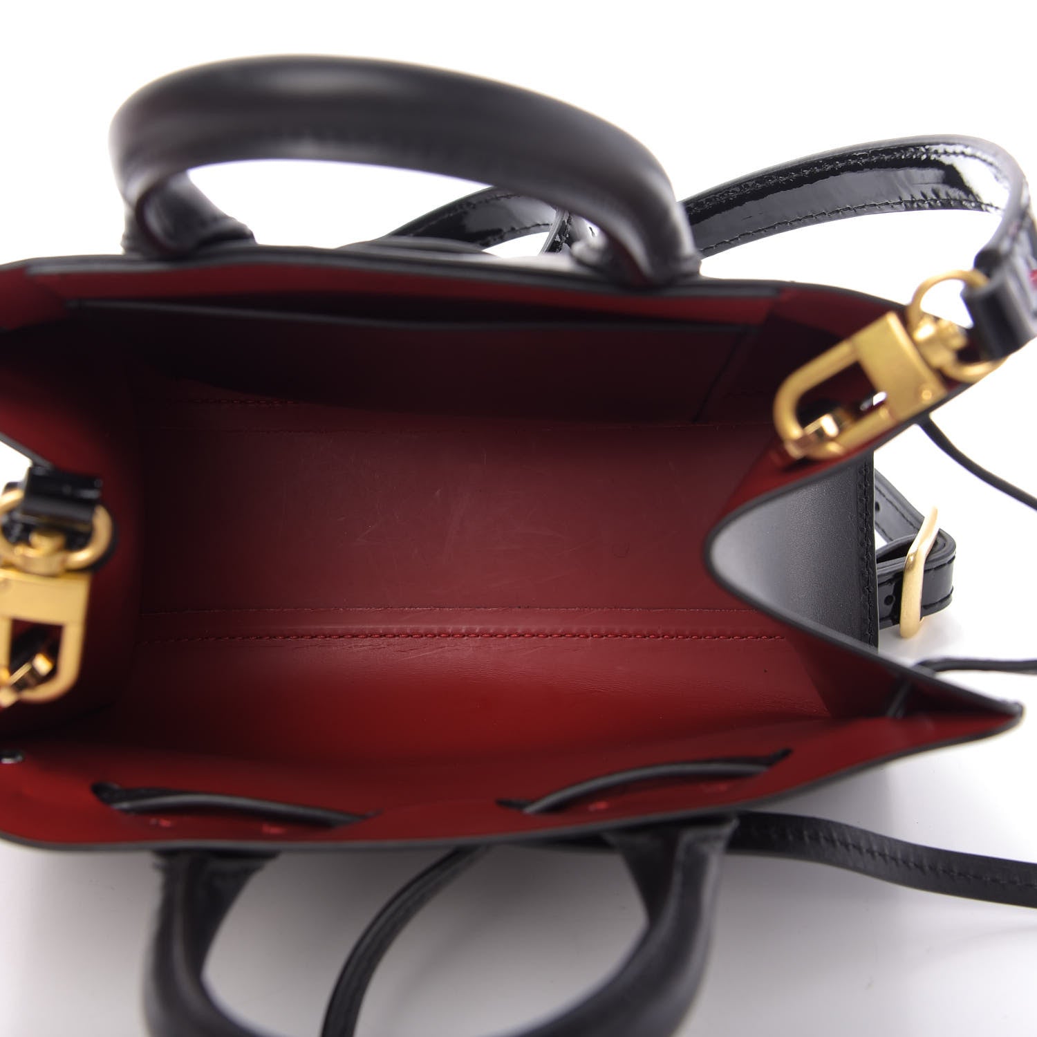 Mansur Gavriel Vegetable Tanned Calfskin Mini Mini Sun Bag Black Flamma 5 of 8