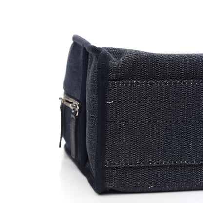 Chanel Denim Deauville Bowling Bag Dark Blue 8 of 10