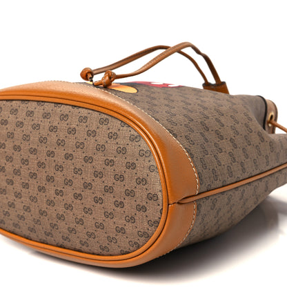 Gucci X DISNEY Mini Vintage GG Supreme Monogram Bucket Bag Beige Vintage Sun Oil 11 of 11