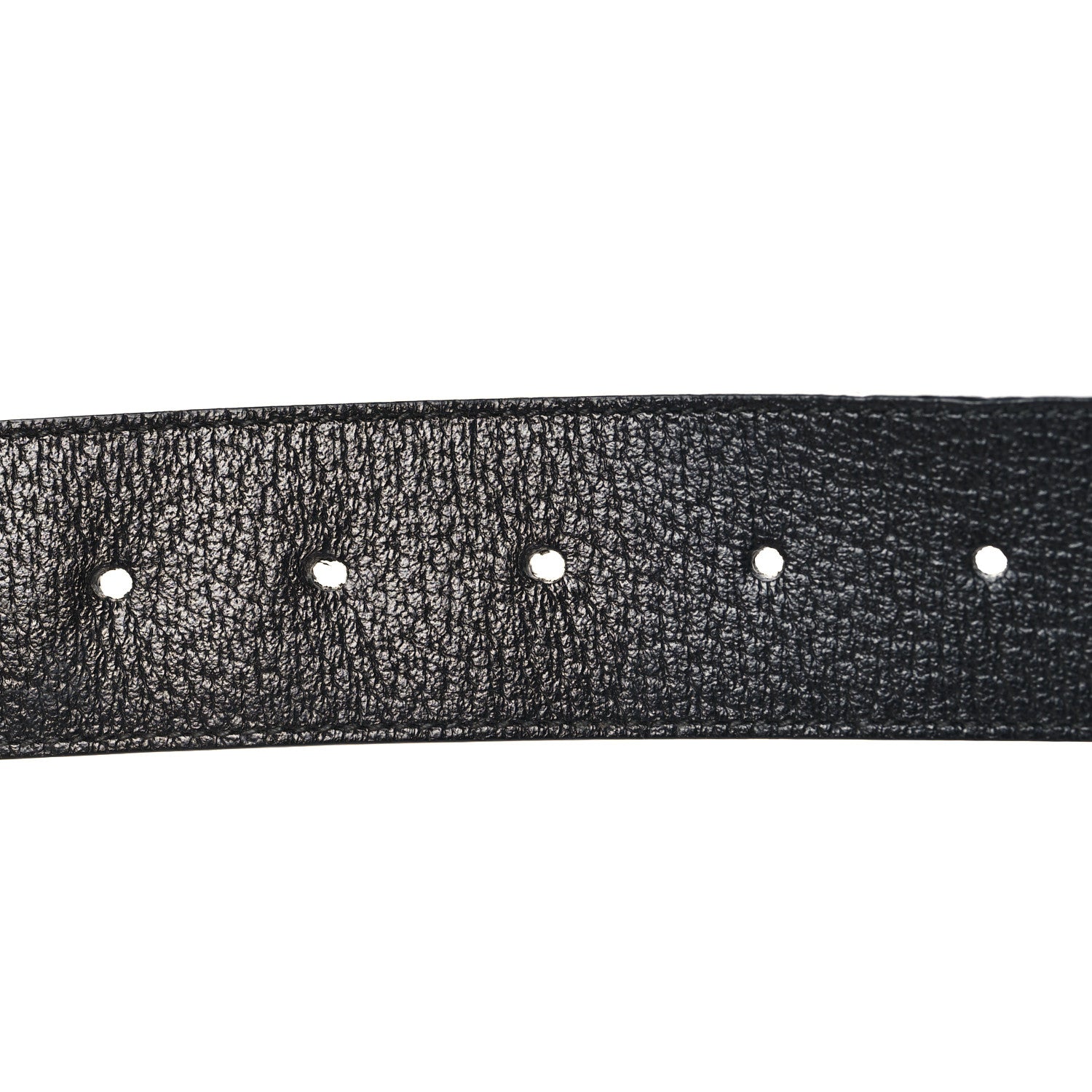 Gucci Textured Calfskin Double G 40mm Belt 95 38 Black 4 of 5
