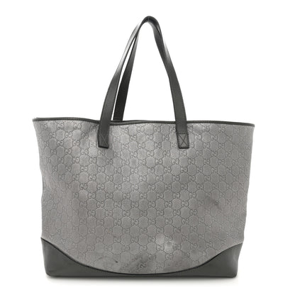 Gucci Metallic Guccissima Large Tote Dark Grey 1 of 23