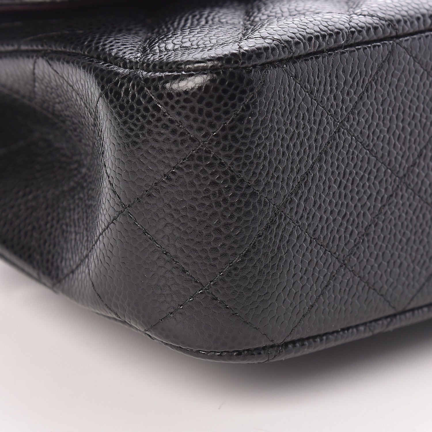Chanel Caviar Quilted Medium Double Flap Black 10 of 12