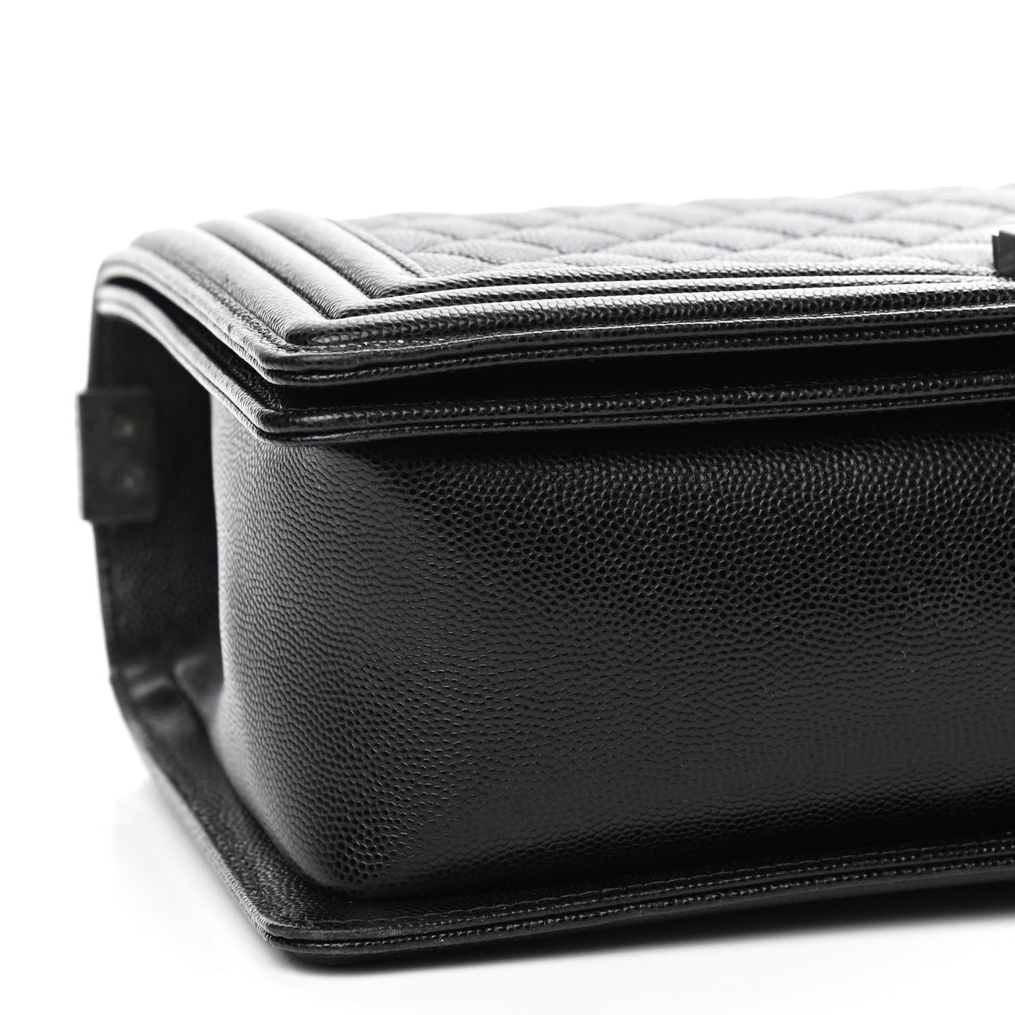 Caviar Quilted New Medium Boy Flap Black