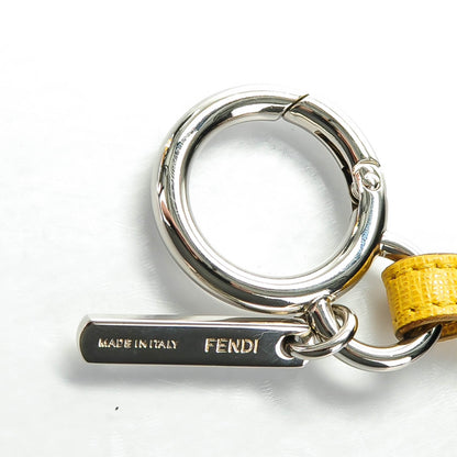 Fendi Fox Fur Pom Pom Bag Charm Black White 4 of 5