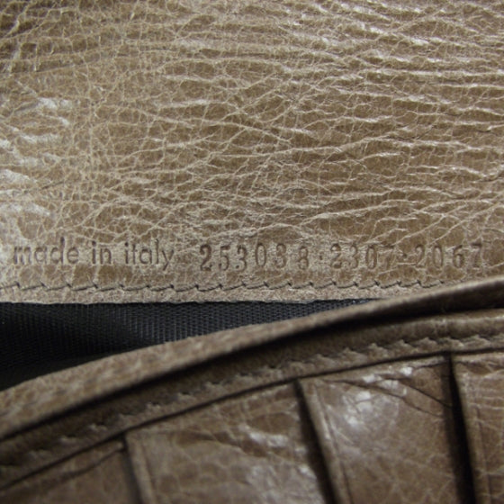 Chevre Money Wallet Taupe