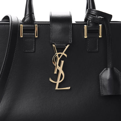 Saint Laurent Calfskin Monogram Baby Cabas Black 9 of 9
