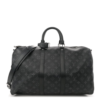 Louis Vuitton Monogram Eclipse Keepall Bandouliere 45 1 of 11