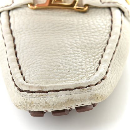 Louis Vuitton Calfskin Monte Carlo Moccasin Loafers 41 Ivory 11 of 22