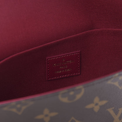 Louis Vuitton Monogram Pochette Felicie Chain Wallet Fuchsia 8 of 11