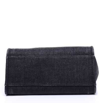 Chanel Canvas Medium Deauville Tote Grey 10 of 17