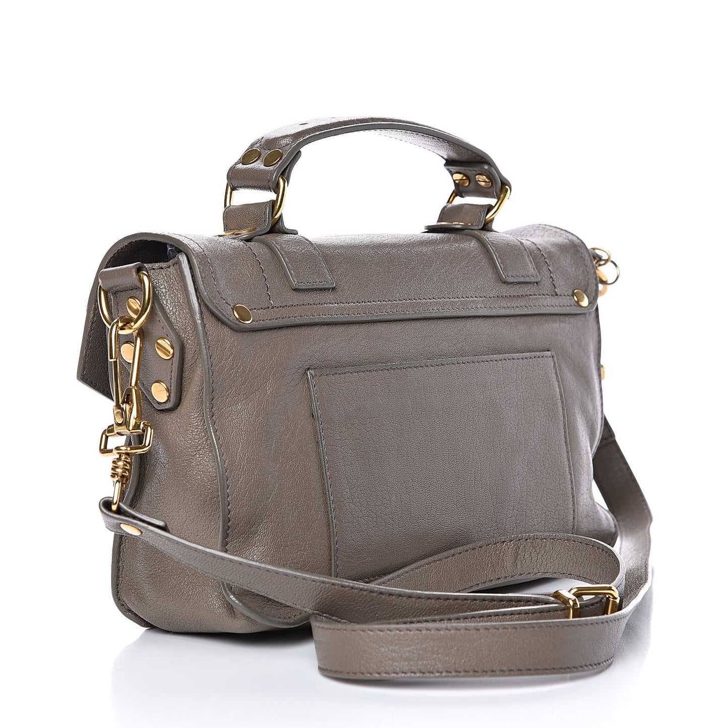 Lambskin Tiny PS1 Satchel Smoke