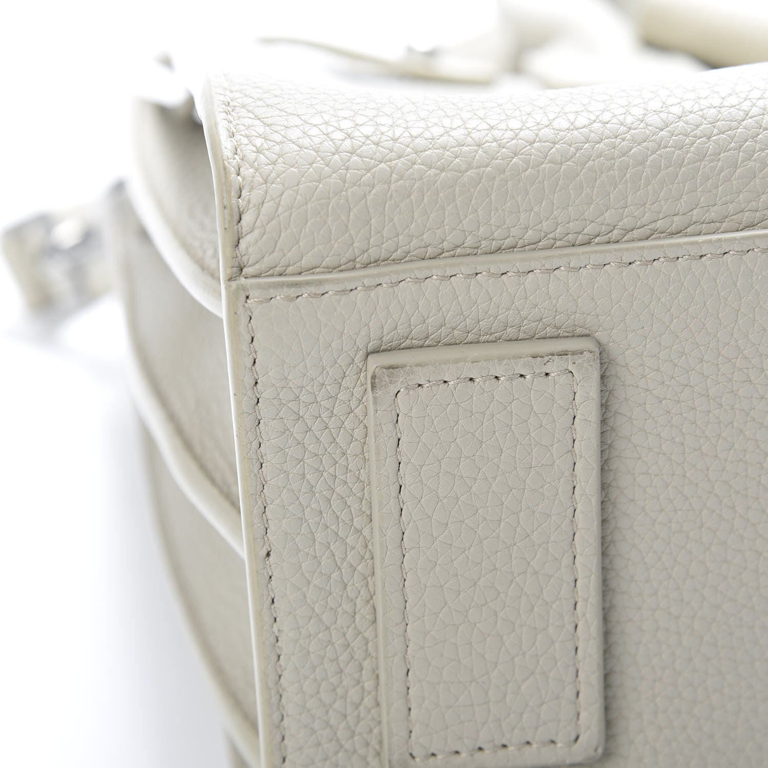 Saint Laurent Grained Calfskin Baby Sac De Jour Souple Ivory 11 of 13