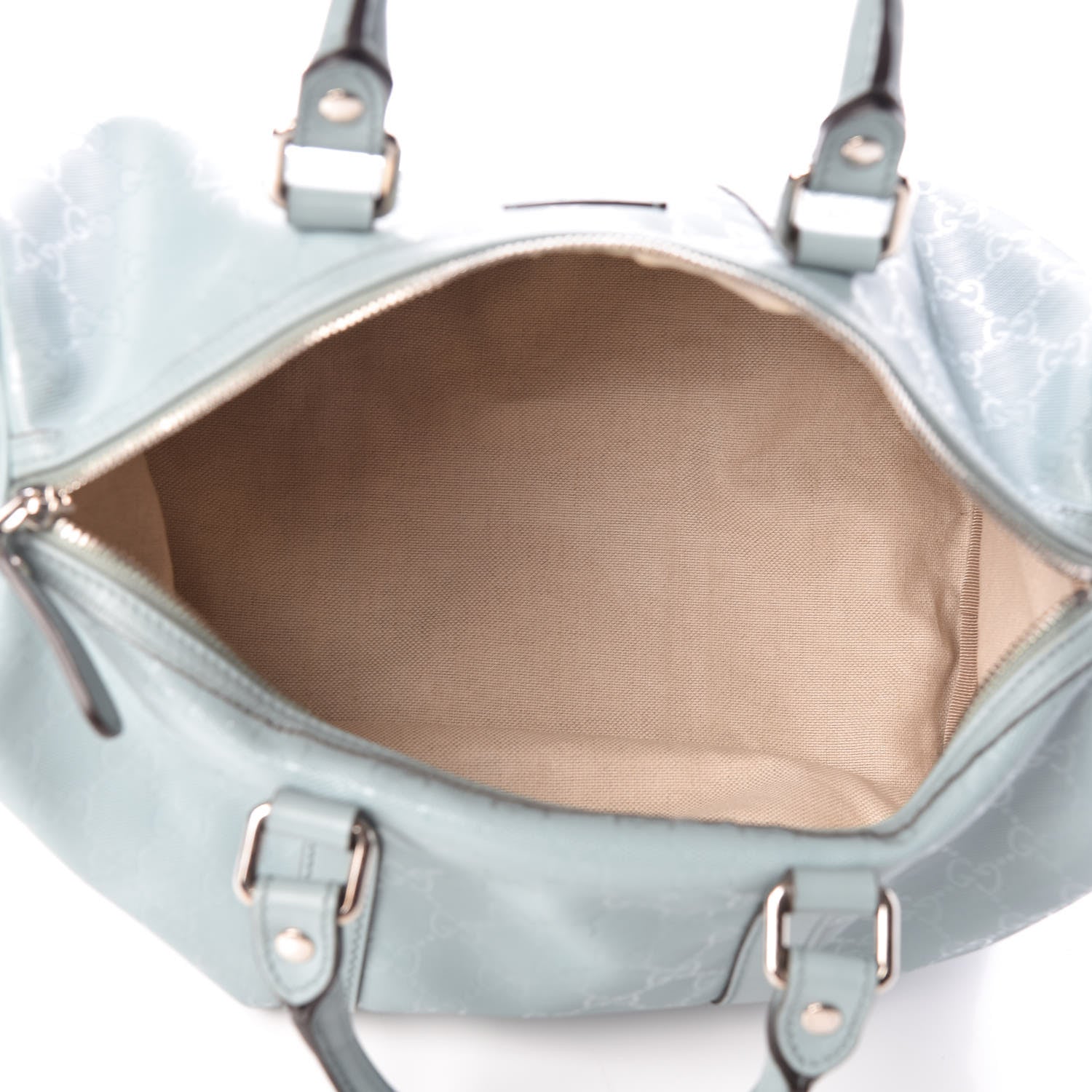 Gucci Imprime Monogram Medium Joy Boston Light Blue 5 of 9